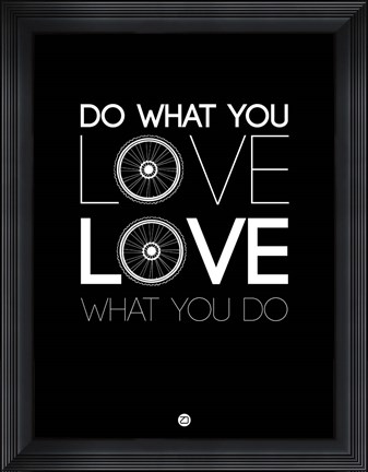 Framed Do What You Love Love What You Do 9 Print