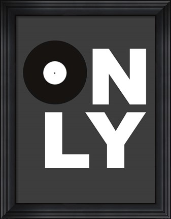 Framed Only Vinyl 3 Print