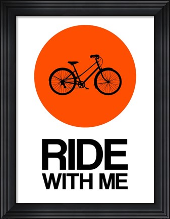 Framed Ride With Me Circle 1 Print
