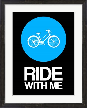 Framed Ride With Me Circle 2 Print