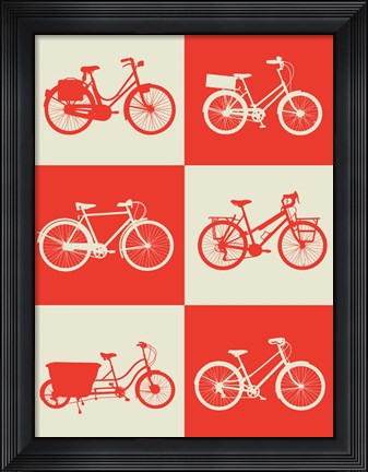 Framed Bicycle Collection 1 Print