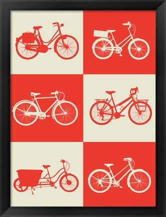 Framed Bicycle Collection 1 Print