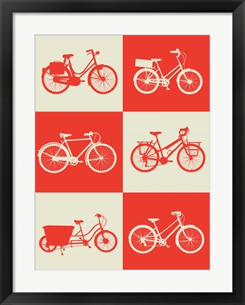 Framed Bicycle Collection 1 Print