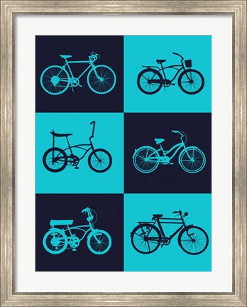 Framed Bicycle Collection 3 Print