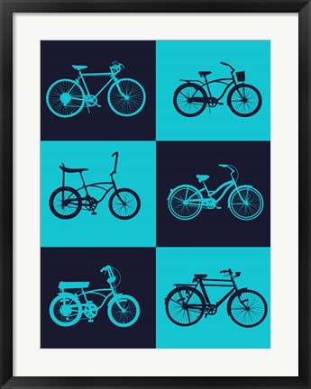 Framed Bicycle Collection 3 Print