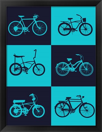 Framed Bicycle Collection 3 Print