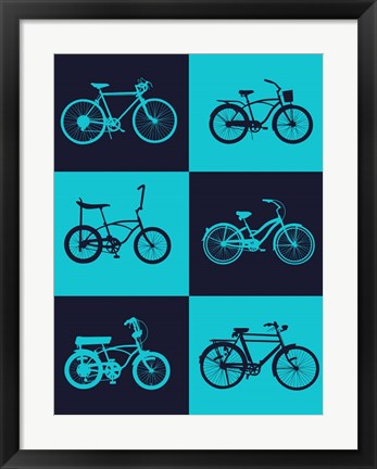 Framed Bicycle Collection 3 Print