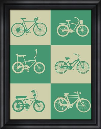 Framed Bicycle Collection 4 Print