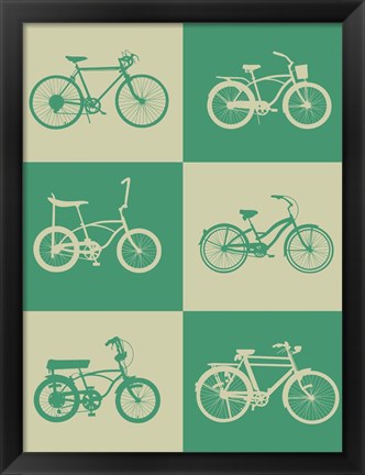 Framed Bicycle Collection 4 Print