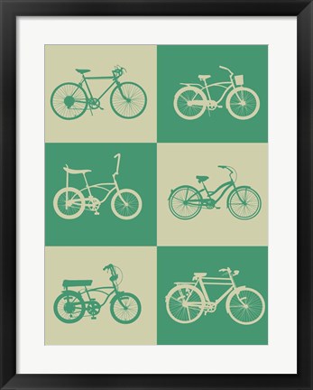 Framed Bicycle Collection 4 Print