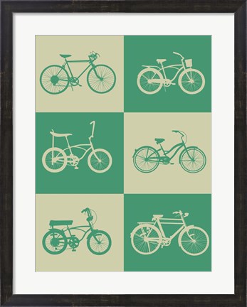 Framed Bicycle Collection 4 Print