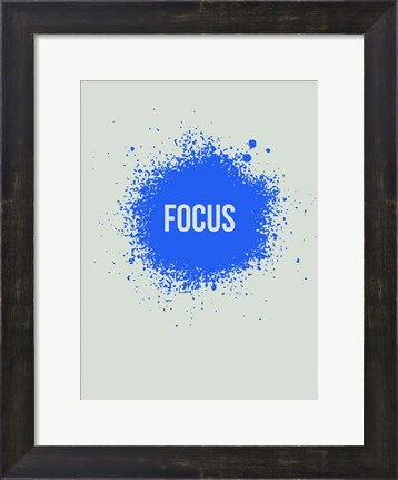 Framed Focus Splatter 1 Print