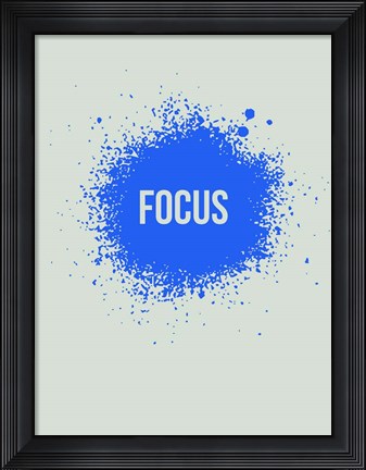 Framed Focus Splatter 1 Print