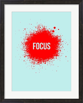 Framed Focus Splatter 2 Print
