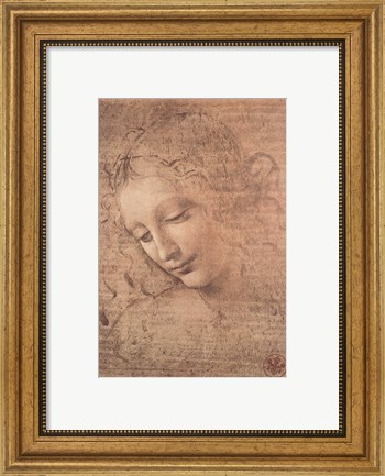 Framed Testa di Faniciulla Detta Print