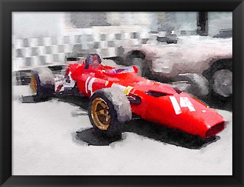 Framed Ferrari 312 Laguna Seca Print