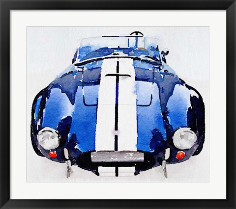 Framed 1962 AC Cobra Shelby Print