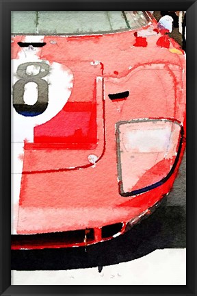 Framed 1964 Ford GT40 Front Detail Print