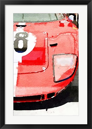 Framed 1964 Ford GT40 Front Detail Print