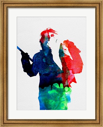 Framed Alice Watercolor Print