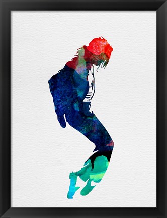 Framed Michael Watercolor Print