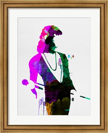 Framed Freddie Watercolor Print