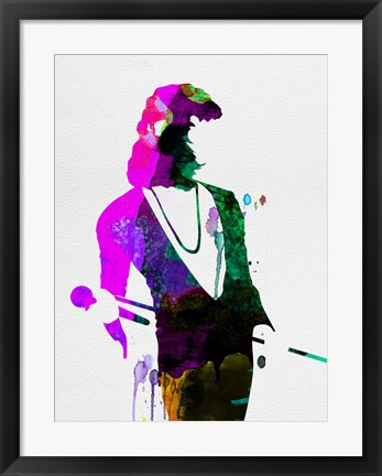 Framed Freddie Watercolor Print