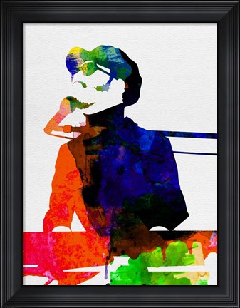 Framed Stevie Watercolor Print