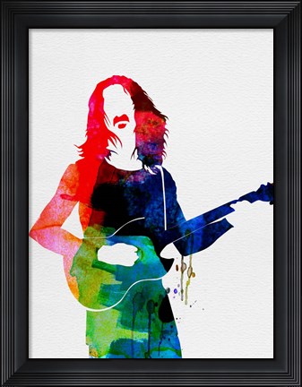 Framed Frank Watercolor Print