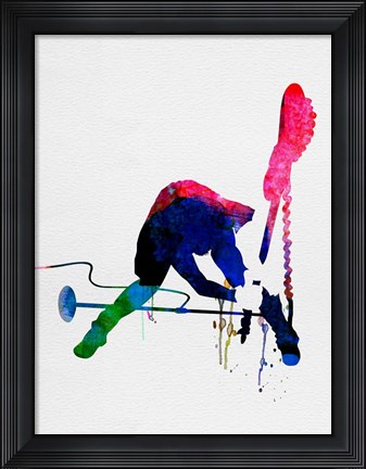 Framed Joe Watercolor Print
