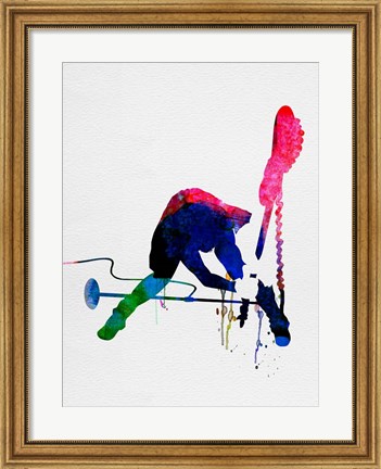 Framed Joe Watercolor Print