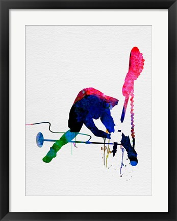 Framed Joe Watercolor Print