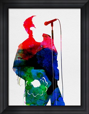 Framed Noel Watercolor Print
