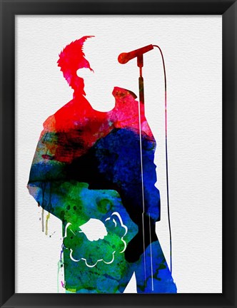 Framed Noel Watercolor Print