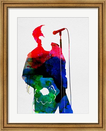 Framed Noel Watercolor Print