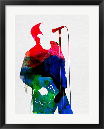 Framed Noel Watercolor Print