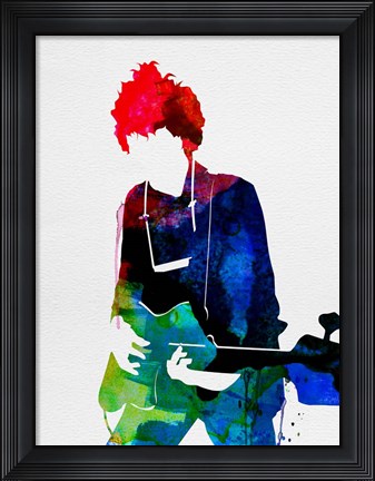 Framed Bob Watercolor Print