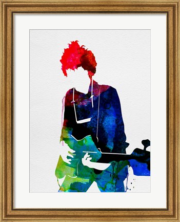 Framed Bob Watercolor Print