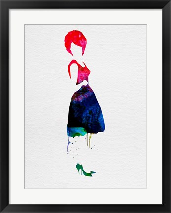 Framed Diana Watercolor Print