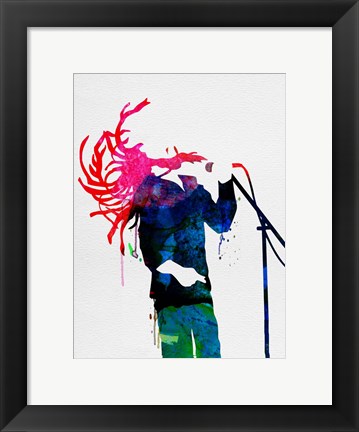 Framed Bob Watercolor Print