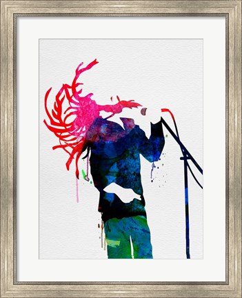 Framed Bob Watercolor Print