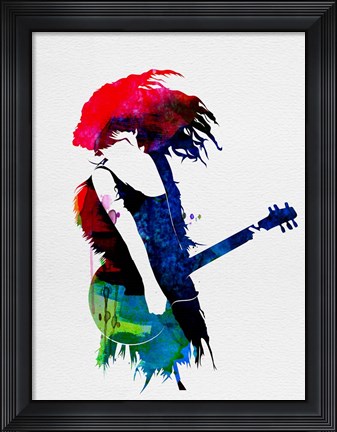 Framed Taylor Watercolor Print