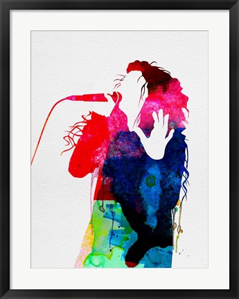 Framed Lorde Watercolor Print