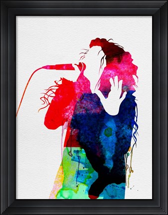 Framed Lorde Watercolor Print