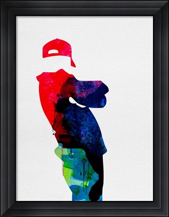 Framed Beasty Watercolor Print