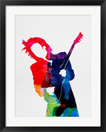 Framed Prince Watercolor Print