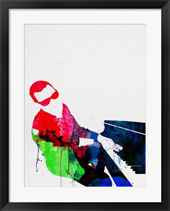 Framed Ray Watercolor Print