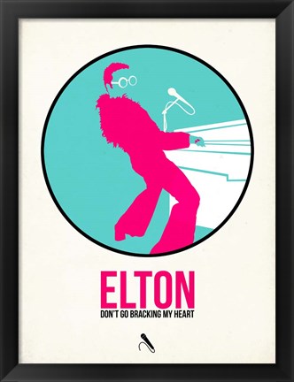 Framed Elton Print