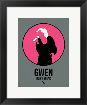 Framed Gwen 1 Print