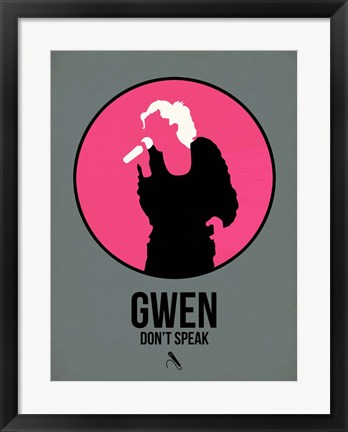 Framed Gwen 1 Print